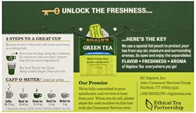 Bigelow Tea Green Tea with Blueberry, 20 ct - Image 5