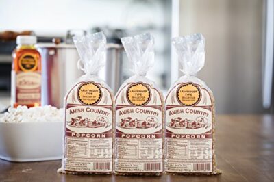 Amish Country Popcorn | 3-1 lb Bags | Ladyfinger Popcorn Kernels | Old Fashioned, Non-GMO and Gluten Free - Image 4