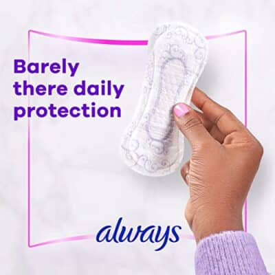 Always Radiant Daily Feminine Panty Liners For Women, Regular Absorbency, Unscented, 96 Count(Pack of 1) - Image 2