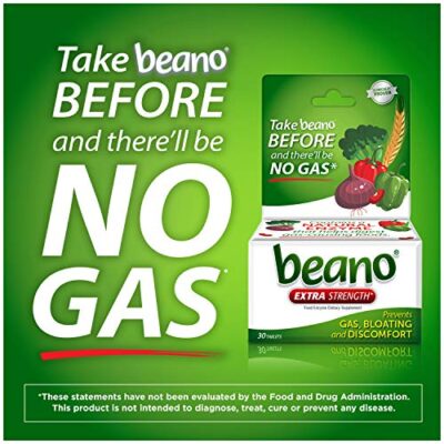 beano Ultra 800 Gas Prevention, Food Enzyme Dietary Supplement, Help Digest Gas-Causing Foods, 30 Tablets - Image 5