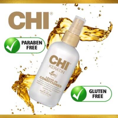 CHI Keratin Leave-in Conditioner, Hydrating Conditioner For Restoring Softness & Preventing Breakage, Great For Daily Use, Sulfate-free, 6 Oz - Image 4