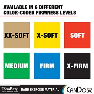 CanDo TheraPutty Standard Hand Exercise Putty For Rehabilitation, Exercises, Hand Therapy, and Occupational Therapy. Use To Strengthen Hand Muscles, Improve Fine Motor Skills, And Decrease Stress - Image 6