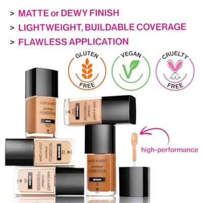 wet n wild Photo Focus Matte Liquid Foundation Caramel, Vegan & Cruelty-Free - Image 6