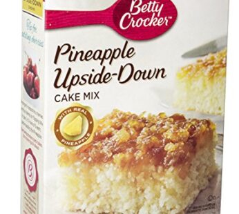 Betty Crocker, Pineapple Upside Down Cake Mix, 21.5oz Box (Pack of 2)