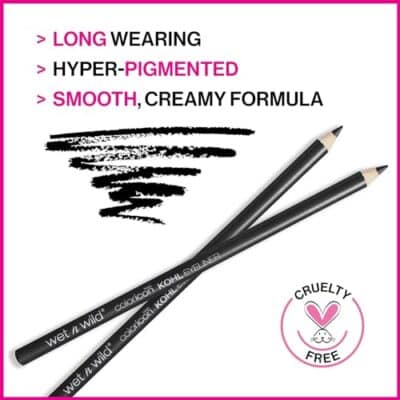 wet n wild Color Icon Kohl Eyeliner Pencil - Rich Hyper-Pigmented Color, Smooth Creamy Application, Long-Wearing Matte Finish Versatility, Cruelty-Free & Vegan - Baby's Got Black - Image 3