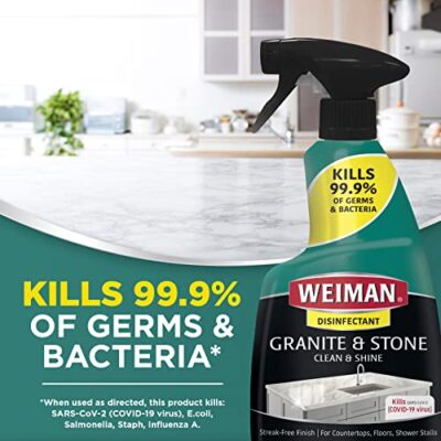 Weiman Disinfectant Granite Daily Clean & Shine, 24 Fl Oz (Pack of 1) - Image 3