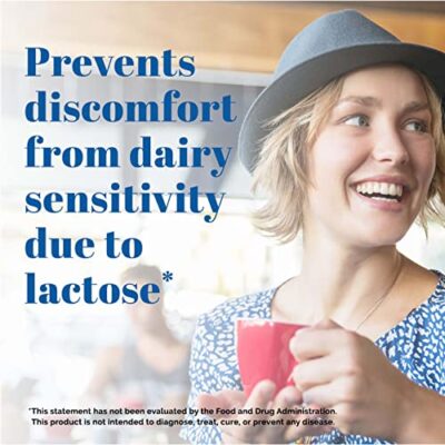 Lactaid Fast Act Lactose Intolerance Relief Caplets with Lactase Enzyme to Prevent Gas, Bloating & Diarrhea Due to Lactose Sensitivity, Ideal for Travel & On-The-Go, 32 Packs of 1-count - Image 6