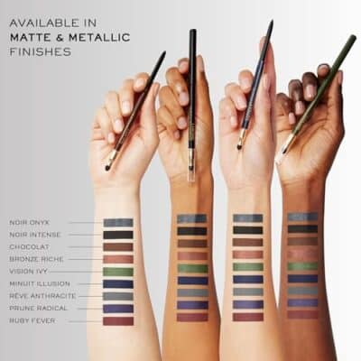 Lanc?me Le Stylo Waterproof Eyeliner Pencil - Creamy & Highly Pigmented - Seamless Blending & Smudging - 02 Noir Intense - Image 4