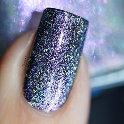ILNP Chit Chat - Purple to Pink to Gold Color Kissed Ultra Holo Nail Polish - Image 9