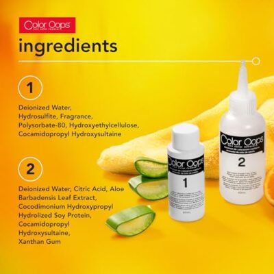 Color Oops Extra Conditioning Hair Color Remover, 1 Application, Hair Dye Remover Processes in 20 Minutes, Safely Removes Permanent & Semi-Permanent Hair Color, Ammonia & Bleach Free - Image 6