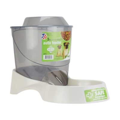 Van Ness Pets Small Gravity Auto Feeder for Cats/Dogs, 3 Pound Capacity GRAY - Image 2