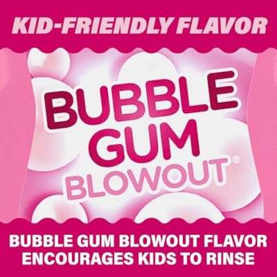 ACT Kids Anticavity Fluoride Rinse For Bad Breath Treatment, Bubble Gum Blowout, 16.9 fl. oz. - Image 4