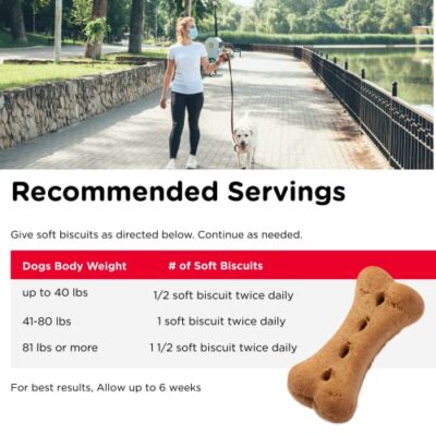 Nutri-Vet Hip & Joint Biscuits for Dogs - Tasty Dog Glucosamine Treat & Dog Joint Supplement - Large Sized Biscuit with 300mg Glucosamine - 6 lb - Image 6