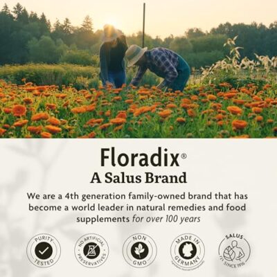 Floradix Iron & Herbs - Liquid Herbal Supplement for Energy Support - Iron Supplement with Vitamin C & B Complex Vitamins - Liquid Iron Supplement for Men & Women - 23 oz - Image 8