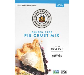 King Arthur Flour Gluten Free Pie Crust Mix, Packaging May Vary, 14 Oz