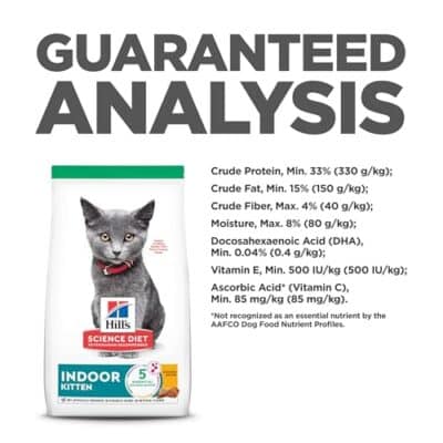 Hill's Science Diet Indoor, Kitten, Easy Litter Box Cleanup, Dry Cat Food, Chicken Recipe, 7 lb Bag - Image 9