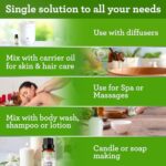 GuruNanda Tea Tree Essential Oil (0.5 Fl Oz) - 100% Pure, Natural and Undiluted Essential Oil for Diffusers - Perfect for Aromatherapy, Massages & DIY Recipes - Helps in Skin and Hair Care - Image 7