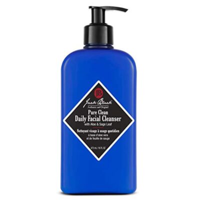 Jack Black - Pure Clean Daily Facial Cleanser, 16 fl oz – 2-in-1 Facial Cleanser and Toner, Removes Dirt and Oil, PureScience Formula, Certified Organic Ingredients, Aloe and Sage Leaf