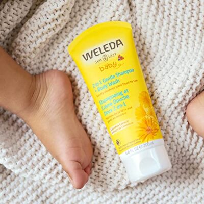 Weleda Baby Calendula 2-in-1 Gentle Shampoo and Body Wash, 6.8 Fluid Ounce, Plant Rich Cleanser with Calendula and Sweet Almond Oil - Image 7