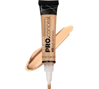 L.A. Girl Pro Conceal HD Concealer, Creamy Beige, 0.28 Ounce