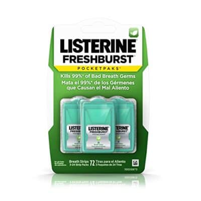 Listerine PocketPaks Breath Strips, Fresh Burst, 72 Count (Pack of 2) - Image 2