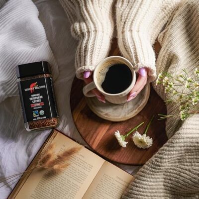 Mount Hagen 3.53oz Organic Freeze Dried Instant Coffee | Eco-friendly Coffee Made From Organic Medium Roast Arabica Beans | Organic, Fair-Trade Coffee Instant [3.53oz Jar] - Image 6