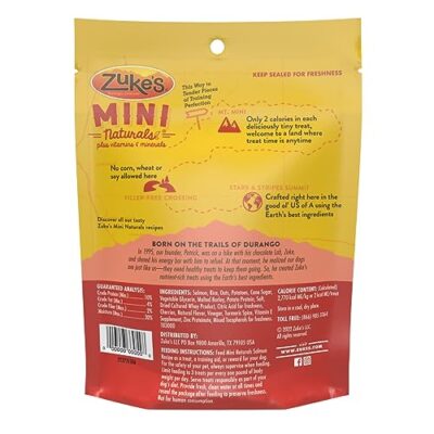 Zuke?s Mini Naturals Soft Dog Treats for Training, Soft and Chewy Dog Training Treats with Salmon Recipe - Image 6