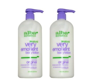 Alba Botanica Very Emollient Body Lotion, Unscented,2-pack, 32-Ounce Bottle