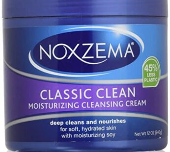 Noxzema Classic Clean Moisturizing Cleansing Cream Unisex, 12 Ounce (Pack of 2)