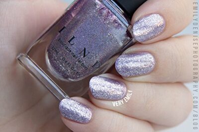 ILNP Happily Ever After - Lilac, Silver Holographic Nail Polish - Image 4
