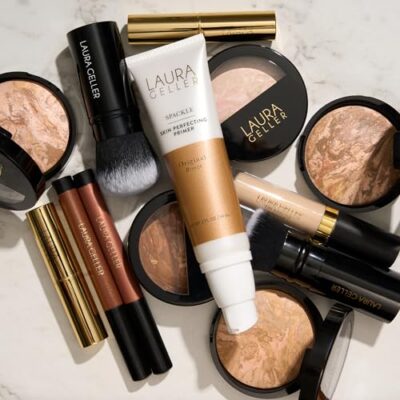 LAURA GELLER NEW YORK Baked Balance-N-Glow Illuminating Foundation - Medium - Buildable Sheer to Light Coverage - Satin Finish - Image 7