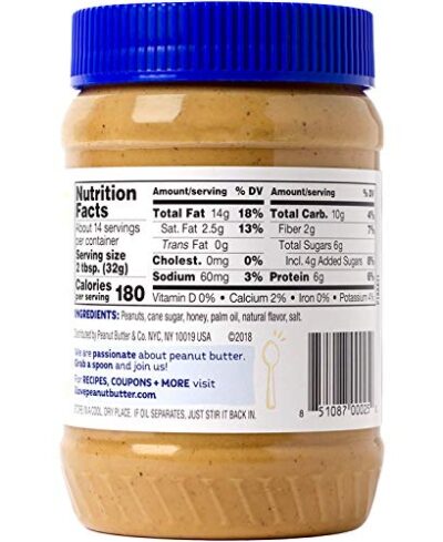 Peanut Butter & Co. The Bees Knees (Honey) Peanut Butter, Gluten Free, 16 Ounce (Pack of 2) - Image 2