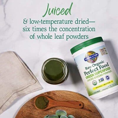 Garden of Life Super Greens Powder Smoothie & Mix, Probiotics & Digestive Enzymes for Digestive Health, Organic Superfoods Nutrition Fruit and Vegetables for Women & Men Energy, Original, 60 Servings - Image 3