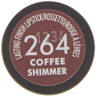 Rimmel Lasting Finish Lipstick - Up to 8 Hours of Intense Lip Color with Color Protect Technology and Exclusive Black Diamond Complex - 264 Coffee Shimmer, .14oz - Image 5