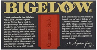 Bigelow Tea - Black Tea Cinnamon Stick - 20 Tea Bags - Image 7