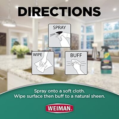 Weiman Disinfectant Granite Daily Clean & Shine, 24 Fl Oz (Pack of 1) - Image 5