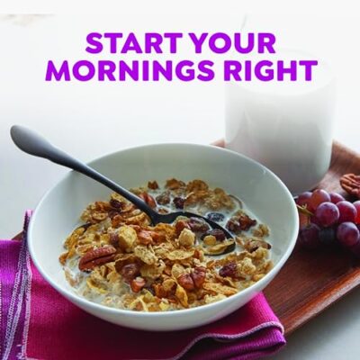Great Grains Raisins Dates and Pecans Breakfast Cereal, Raisin Cereal with Sweet Dates and Granola Clusters, Non-GMO Project Verified, 16 OZ Box - Image 2