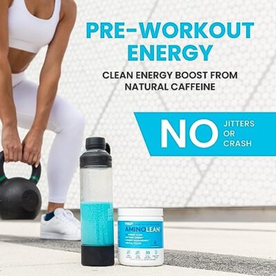 RSP Nutrition AminoLean Pre Workout Powder, Amino Energy & Weight Management with BCAA Amino Acids & Natural Caffeine, Preworkout Boost for Men & Women, 30 Serv - Image 5
