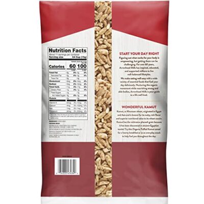 Arrowhead Mills Organic Puffed Kamut Cereal, 6 oz - Pack of 3 - Image 2