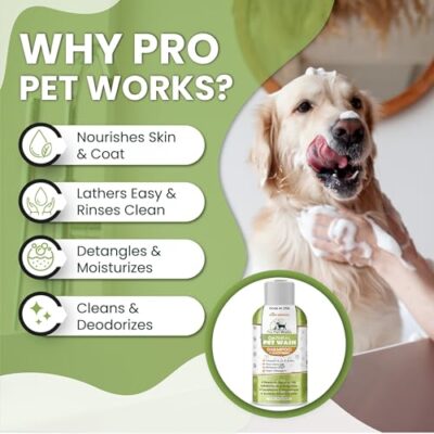 Oatmeal Dog Shampoo & Conditioner 17oz [USA] 5 in 1 Plant-Based Organic Sulfate-Free Soap-Free-Tearless Moisturizer for Dandruff Allergies & Itchy Dry Sensitive Skin-Puppy Grooming [Pro Pet Works] - Image 5