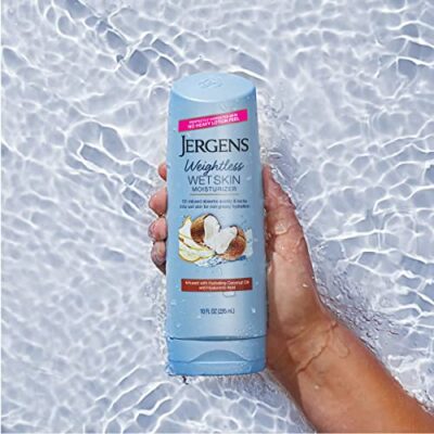 Jergens Wet Skin Body Lotion with Coconut Oil, In Shower Lotion for Dry Skin, Fast-Absorbing, Non-Sticky, Dermatologist Tested, 10 Ounce - Image 10