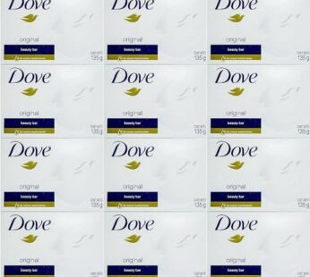 Dove White Cream Bar 4.75 Oz / 135 Gr (Pack of 12)