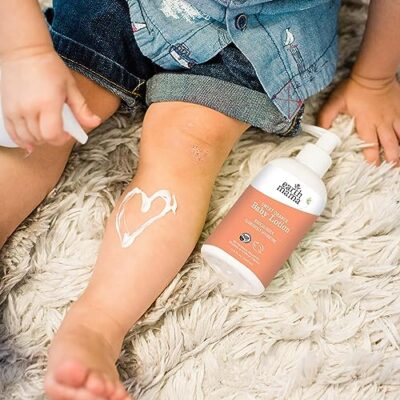 Earth Mama Sweet Orange Baby Lotion | Moisturizing Body Lotion for Dry Skin, Newborn Baby Lotion Sensitive Skin Care, Face Lotion for Babies & Kids with Shea Butter, Calendula & Aloe, 8 Fl Oz - Image 9