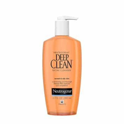 Neutrogena Deep Clean Daily Facial Cleanser with Beta Hydroxy Acid for Normal to Oily Skin, Alcohol-Free, Oil-Free & Non-Comedogenic, 6.7 fl. oz (Pack of 3)