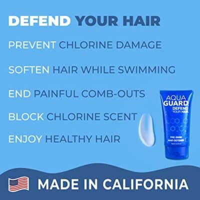 AquaGuard Pre-Swim Hair Defense | No More Swim Hair | Prevents Chlorine Damage + Softens Hair While Swimming | Made in California | Color Safe, Leaves Hair Smelling Great | 5.3 oz (1 Pack) - Image 2