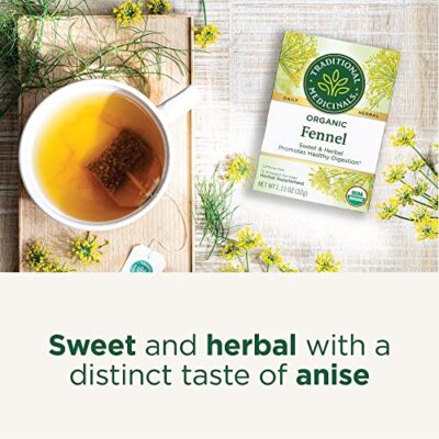 Traditional Medicinals Organic Fennel Herbal Tea, Promotes Digestive Health, (Pack of 1) - 16 Tea Bags - Image 5
