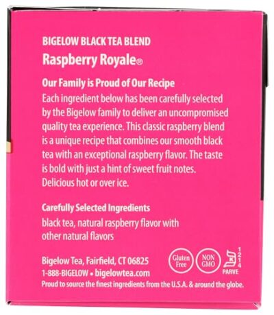 Bigelow Raspberry Royale Tea Bags - 20 ct (Pack of 2) - Image 4