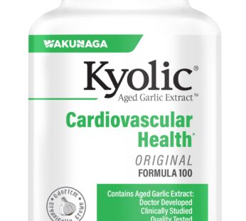 Kyolic Aged Garlic Extract Formula 100, Original Cardiovascular, 200 Tablets (Packaging May Vary)
