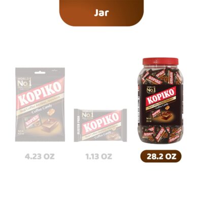 Kopiko Coffee Candy 800 gr Jar Pocket Coffee Candies Made of Indonesia Coffee Beans Contains Real Coffee Extract for Better Taste ? World?s Best Coffee Candy - Image 2