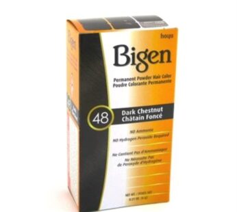 Bigen Powder Hair Color #48 Dark Chestnut 0.21oz (2 Pack)